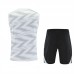 Real Madrid Mens Pre Match Sleeveless White Football Kit 2025-26
