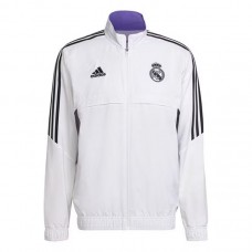 Real Madrid Mens Presentation Jacket 23-24 White