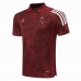 Real Madrid Polo Jersey UCL Maroon Texture 2020 2021