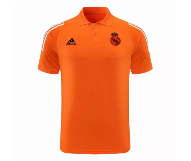 Real Madrid Polo Jersey UCL Orange 2020 2021
