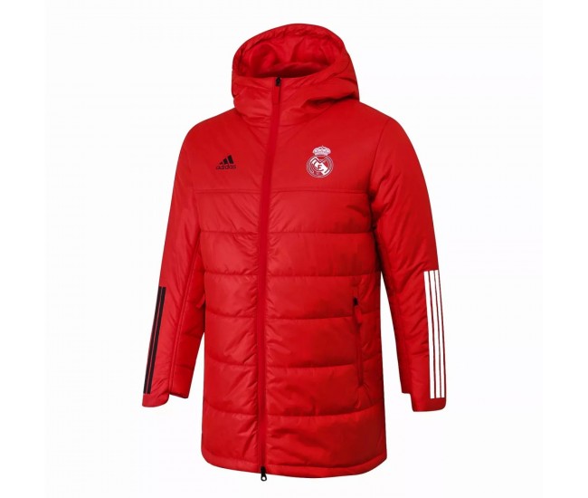 Real Madrid Red Winter Jacket 2020 2021