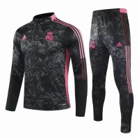 Real Madrid Training Soccer Black Tracksuit 2021