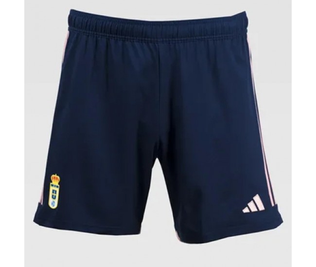 Real Oviedo Mens Away Shorts 23-24