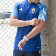 Real Oviedo Mens Blue Training Jersey 23-24