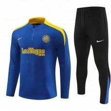 Inter Milan Mens Blue Training Technical Football Tracksuit 2024-25