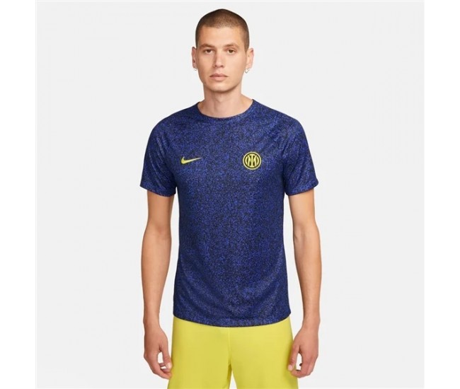 Inter Milan Mens Pre Match Training Jersey 23-24
