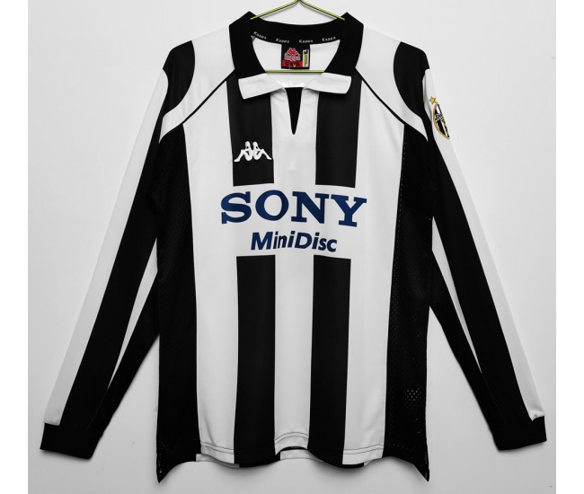 Juventus Long Sleeve Home Retro Jersey 1997-1998