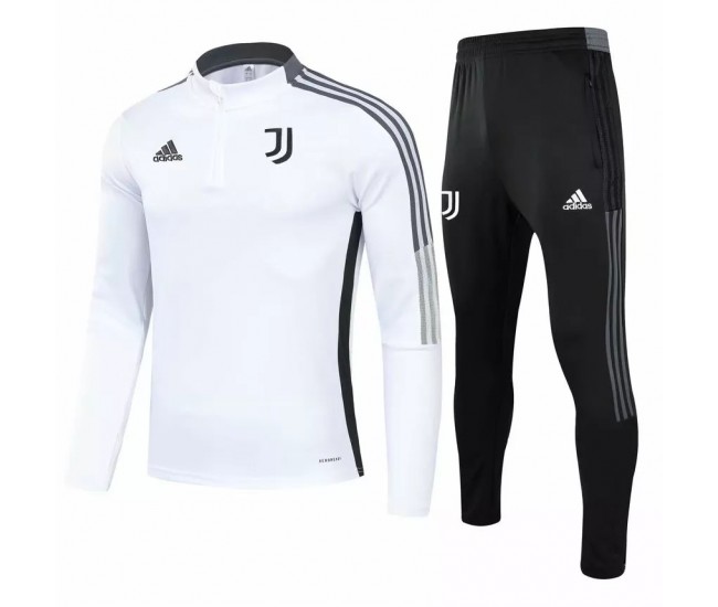 Juventus Core White Soccer Technical Training Tracksuit 2021-22