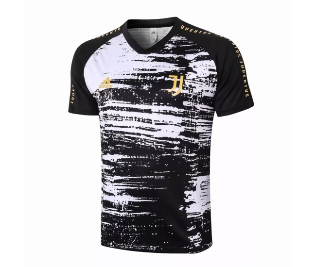 Juventus Training Jersey White Black 2020 2021