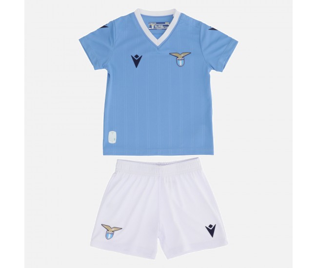 Lazio Home Game Kids Kit 2021-22