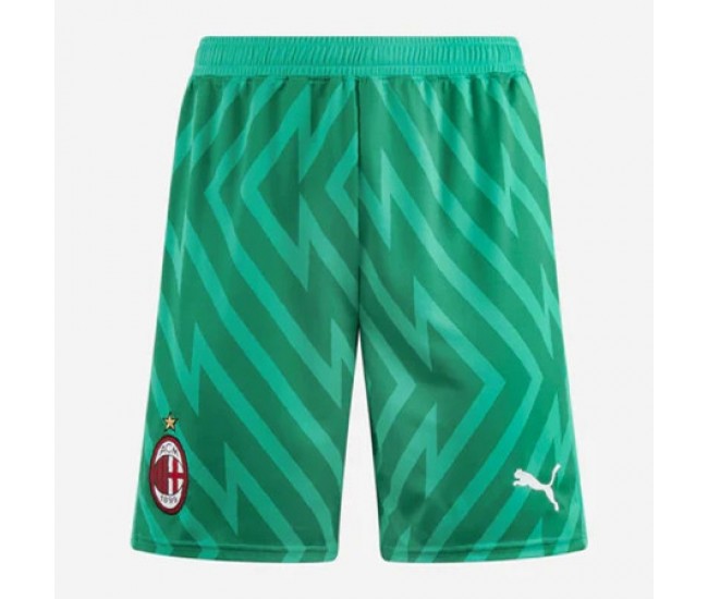 AC Milan Mens Goalkeeper Home Shorts 23-24