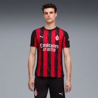 AC Milan Mens Home Authentic Jersey 25-26