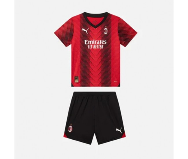 AC Milan Kids Home Kit 23-24