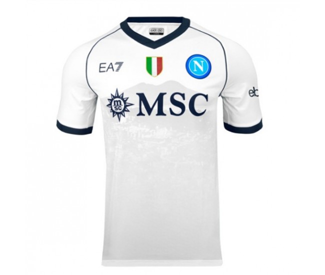 SSC Napoli Europe Mens Away Jersey 2023-24