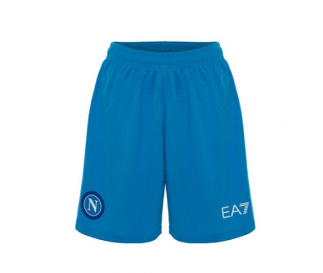 SSC Napoli Mens Sky Blue Shorts 2023-24