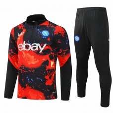 SSC Napoli Mens EA7 Training Technical Football Tracksuit 2024-25