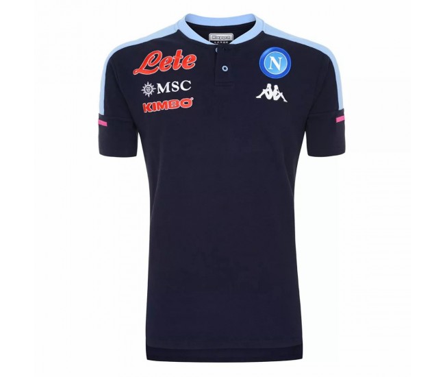 Napoli Training Polo Shirt Navy 2020 2021
