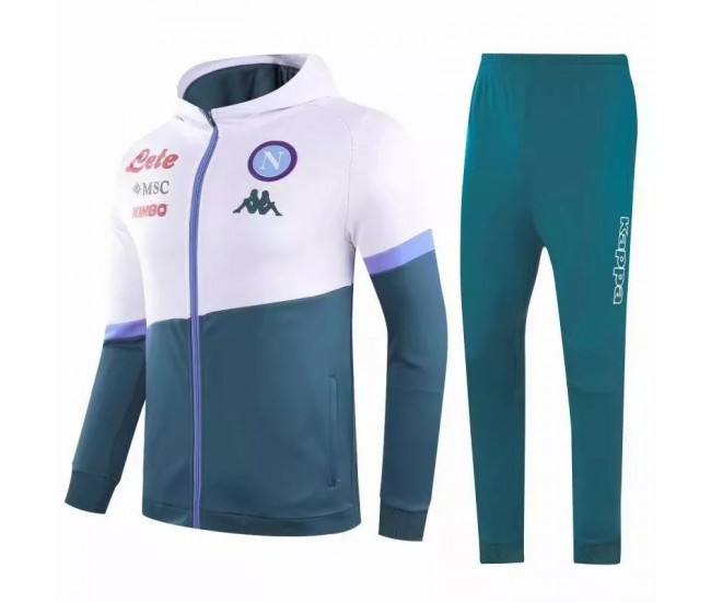 SSC Napoli Presentation Soccer Tracksuit Green 2020 2021