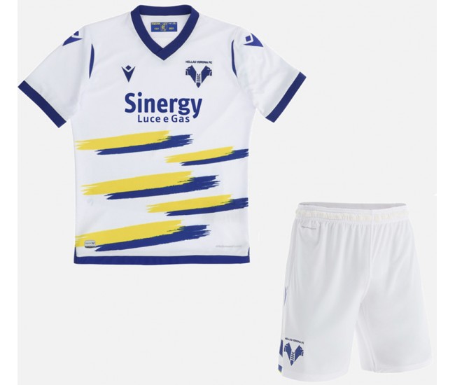 Hellas Verona Away Kit Kids 2021-22