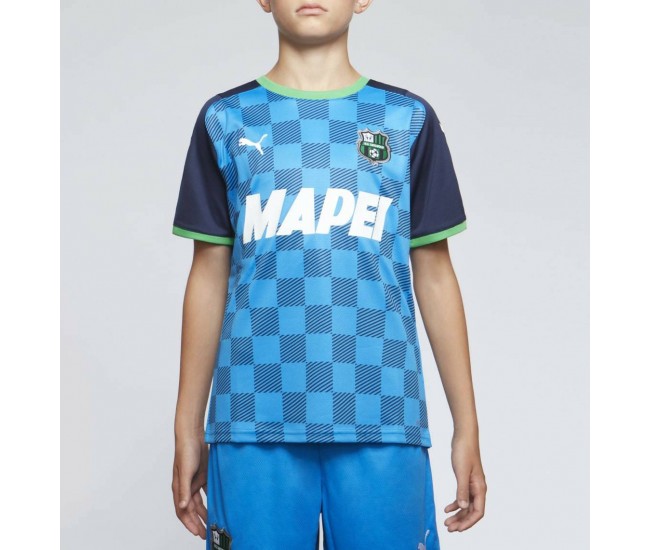 Sassuolo Third Kids Kit 2021-22