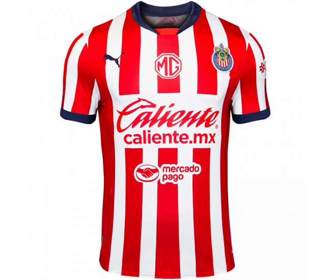 Chivas Mens Home Soccer Jersey 24-25