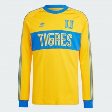 Tigres UANL Mens Long Sleeve Trefoil Jersey 23-24
