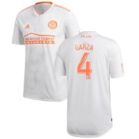 Men's Atlanta United FC Greg Garza White 2018 King Peach Authentic Player Jersey