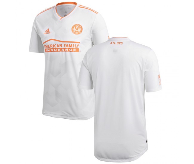 Men's Atlanta United FC White 2018 King Peach Authentic Jersey