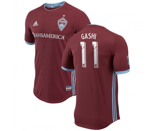 Men's Colorado Rapids Shkelzen Gashi Burgundy 2018 Primary Authentic Player Jersey