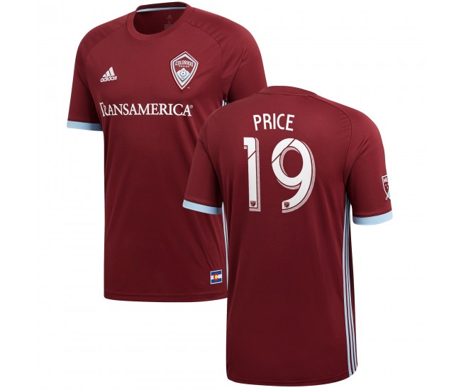 Men's Colorado Rapids Jack Price Burgundy 2018 Primary Authentic Player Jersey Men's Colorado Rapids Jack Price Burgundy 2018 Primary Authentic Player Jersey