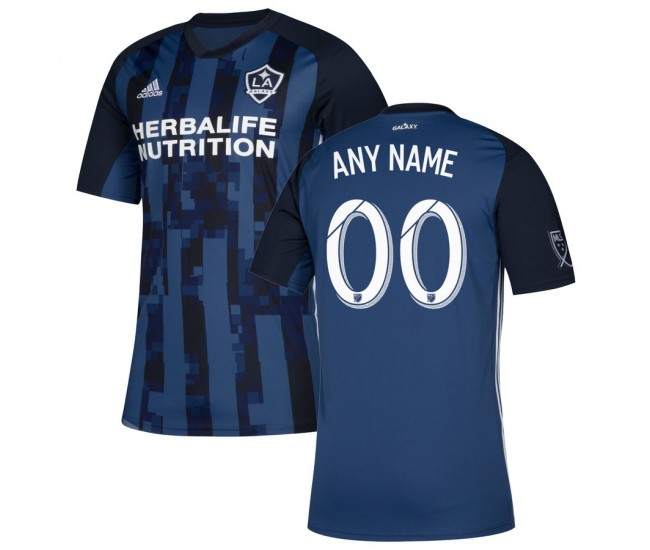 Men's LA Galaxy Navy 2019 Secondary Replica Custom Jersey