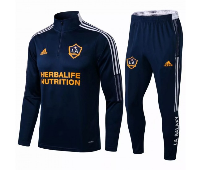 LA Galaxy Training Soccer Presentation Tracksuit Navy 2021 2022