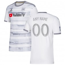Men's LAFC White 2019 Street By Street Custom Jersey