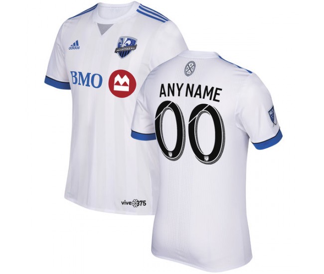 Montreal Impact 2018 Secondary Authentic Custom Jersey - White