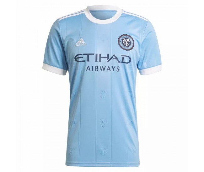 Men's New York City FC Light Blue Bronx Blue Home Jersey 2021