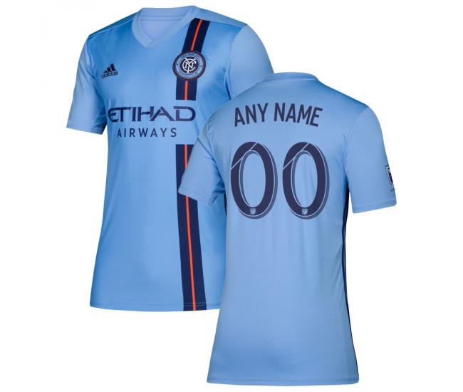 Men's New York City FC Blue 2019 Primary Custom Jersey