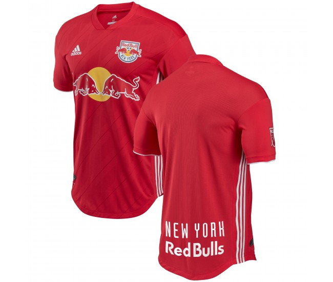 Men's New York Red Bulls Red 2018 Secondary Authentic Jersey