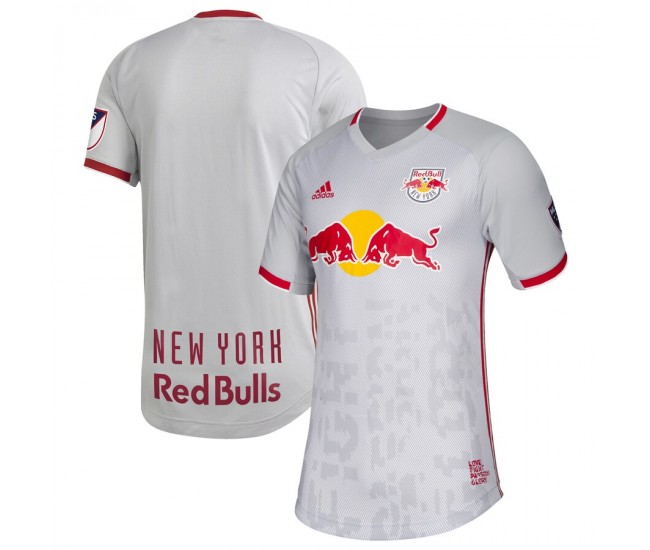 Men's New York Red Bulls Gray 2019 Primary Authentic Jersey