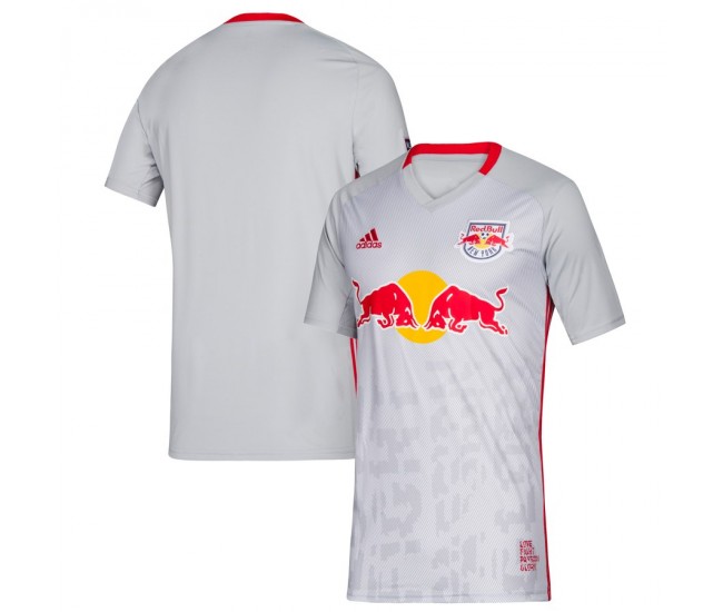Men's New York Red Bulls Gray 2019 Primary Jersey