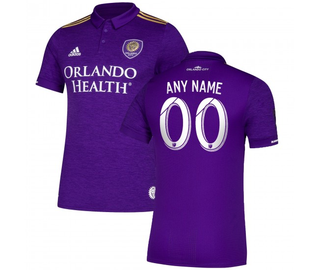Men's Orlando City SC Purple 2018 Primary Authentic Custom Jersey