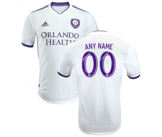 Men's Orlando City SC White 2018 Origin Kit Authentic Custom Jersey