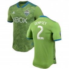 Men's Seattle Sounders FC Clint Dempsey Green 2018 Primary Authentic Player Jersey