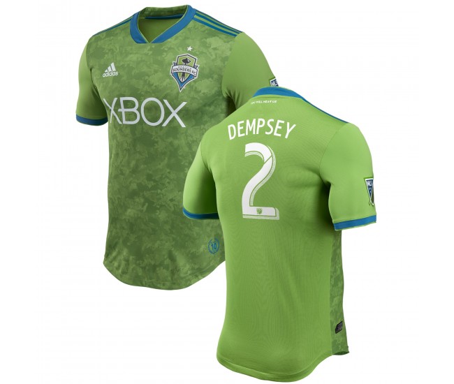 Men's Seattle Sounders FC Clint Dempsey Green 2018 Primary Authentic Player Jersey