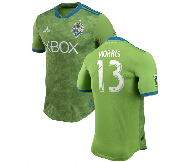 Men's Seattle Sounders FC Jordan Morris Green 2018 Primary Authentic Player Jersey Men's Seattle Sounders FC Jordan Morris Green 2018 Primary Authentic Player Jersey