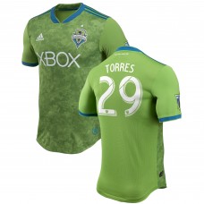 Men's Seattle Sounders FC Roman Torres Green 2018 Primary Authentic Player Jersey