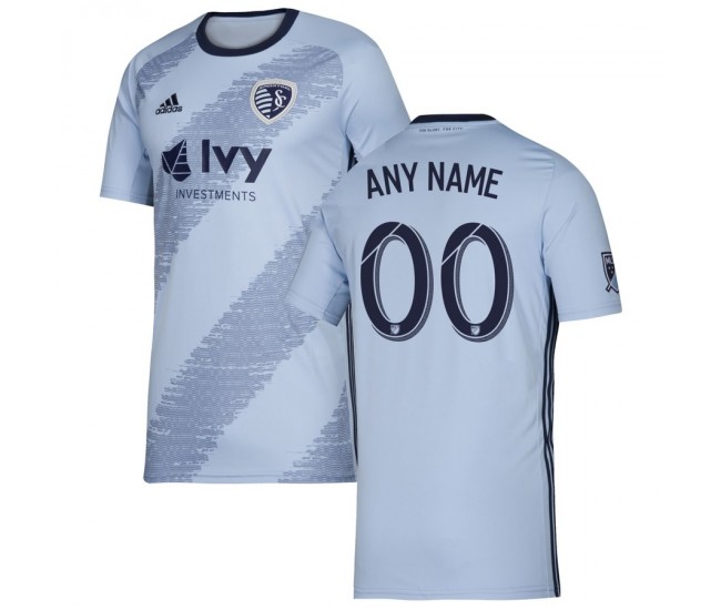 Men's Sporting Kansas City Blue 2019 Primary Custom Jersey