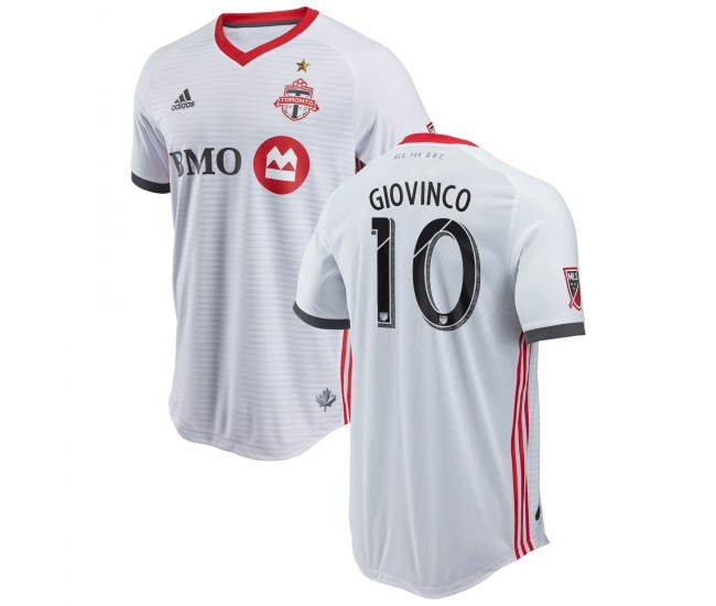 Men's Toronto FC Sebastian Giovinco White 2018 Secondary Authentic Player Jersey Men's Toronto FC Sebastian Giovinco White 2018 Secondary Authentic Player Jersey