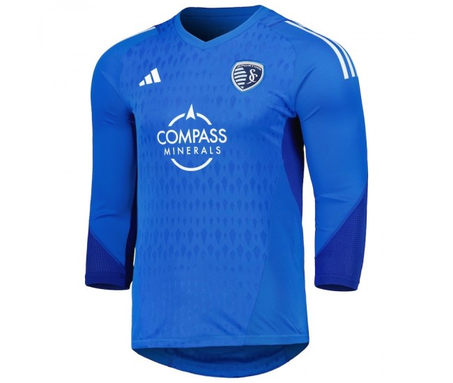 Sporting Kansas City Men's Long Sleeve Blue Goalkeeper Jersey 23-24