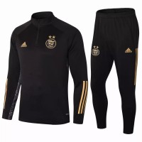 Algeria Black Gold Training Soccer Tracksuit 2020 2021