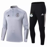 Algeria Grey Training Soccer Tracksuit 2020 2021